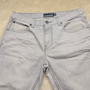 RSQ Mens Slim Straight Light Gray Denim Jeans Size 32x32